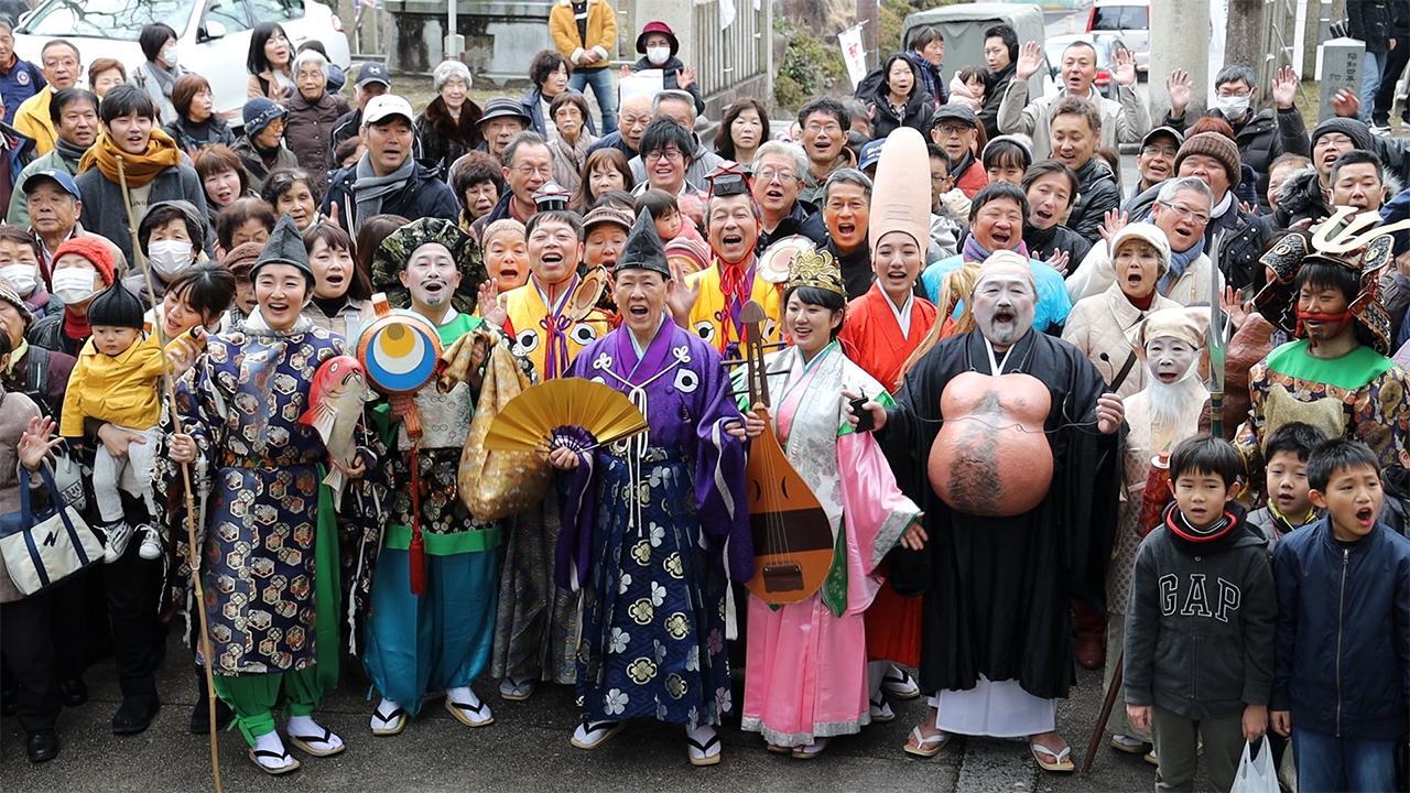 七福神と初笑い、明るい一年祈願 愛知・瀬戸の深川神社：朝日新聞