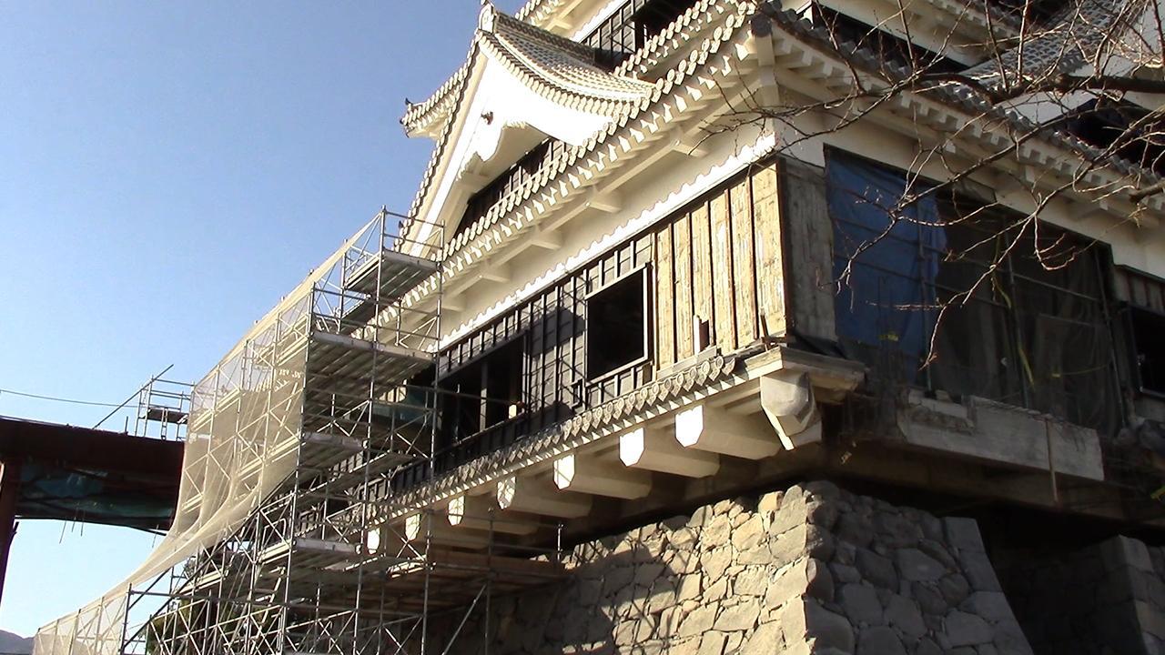 熊本城、麗しき「武者返し」復活 地震で崩れた石垣復旧 [熊本県]：朝日新聞