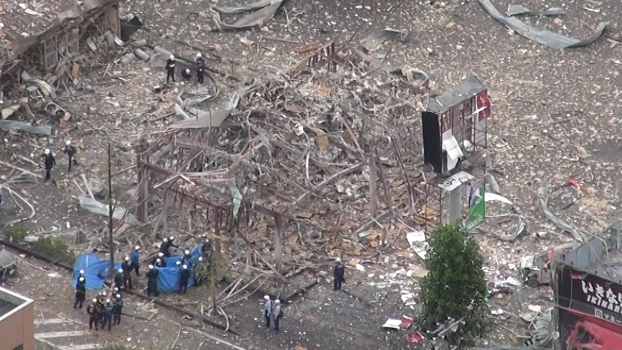 郡山爆発で1人死亡 19人重軽傷 建物骨組みだけに 朝日新聞デジタル