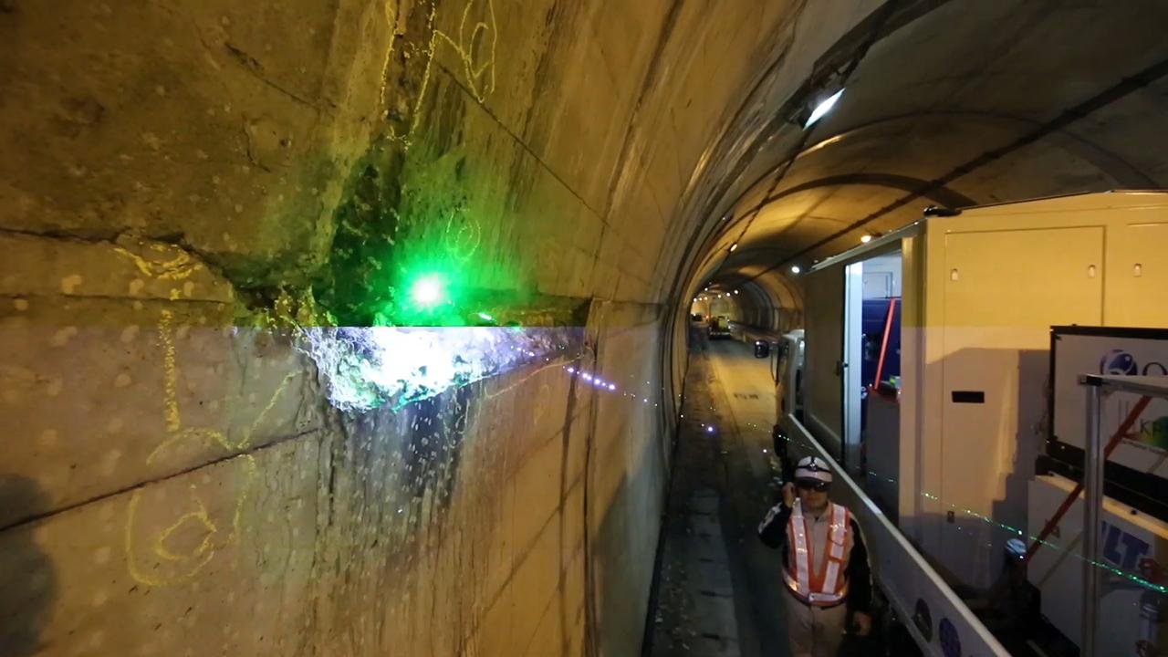 レーザーで欠陥発見 コンクリ内部検査、速さ20倍に：朝日新聞