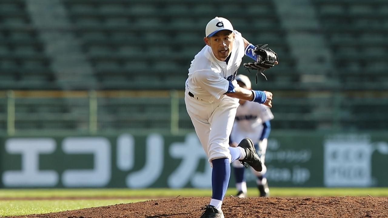 BASEBALL/ Ichiro Suzuki tosses shutout in amateur game, striking