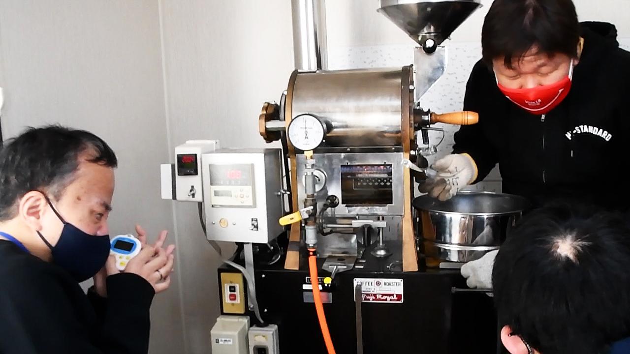 japanese coffee roaster machine