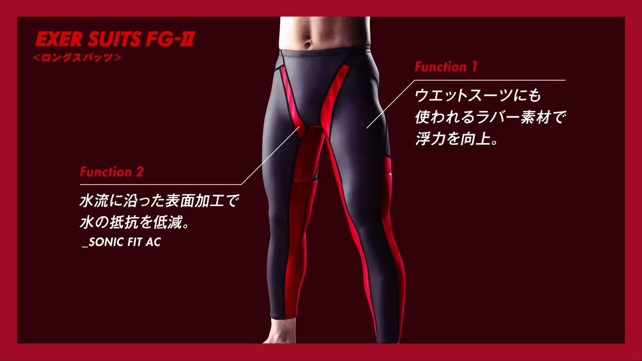 EXER SUITS FG/WD｜スイム｜ミズノ公式オンライン