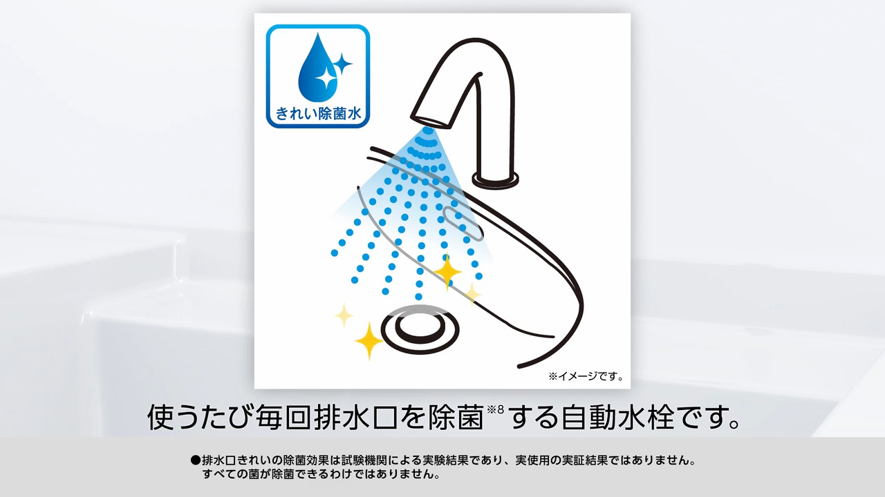 アクアオート（自動水栓） | 水栓金具（洗面所） | 商品情報 | TOTO株式会社