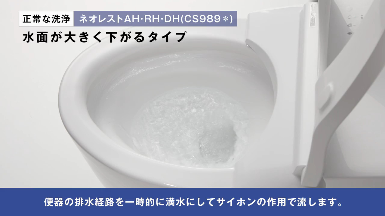 正常な洗浄 ネオレストＡＨ・ＲＨ・ＤＨ（ＣＳ９８９＊） - TOTO