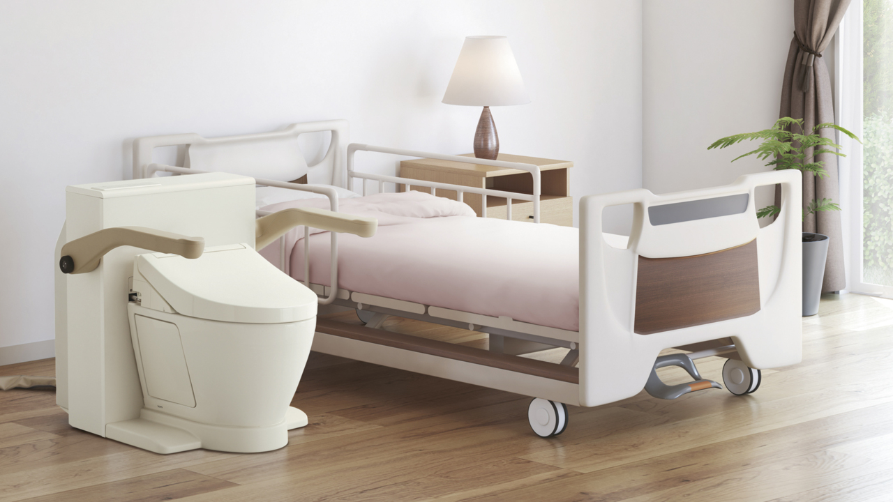 ベッドサイド水洗トイレ | 福祉機器 | 商品情報 | TOTO株式会社