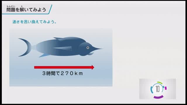 動画で学習 1 速さ 算数