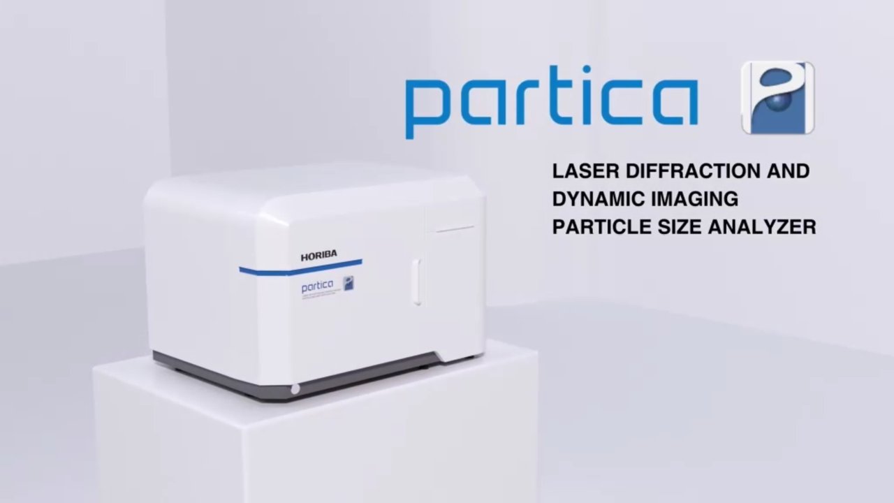 Partica 【粒度分布・動的画像】レーザー回折・動的画像式 粒子径