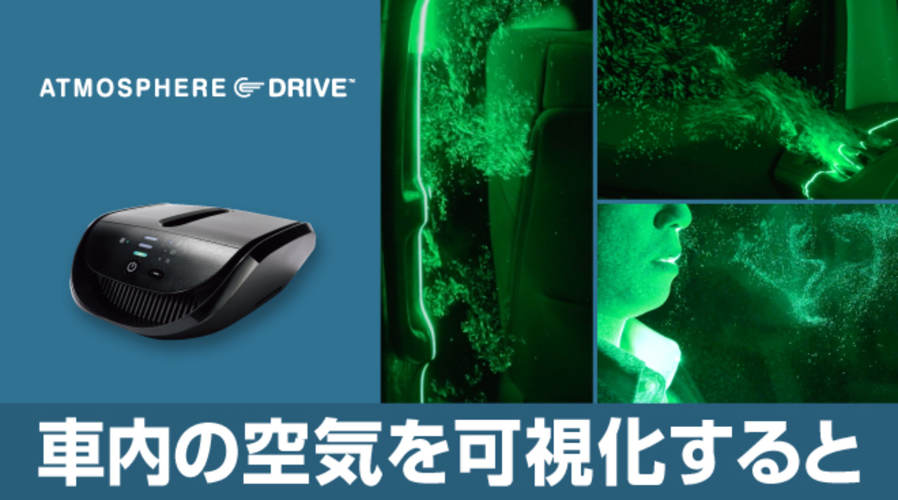 Amway アトモスフィアドライブ（車載用空気清浄機）クリーンエア供給率CAD