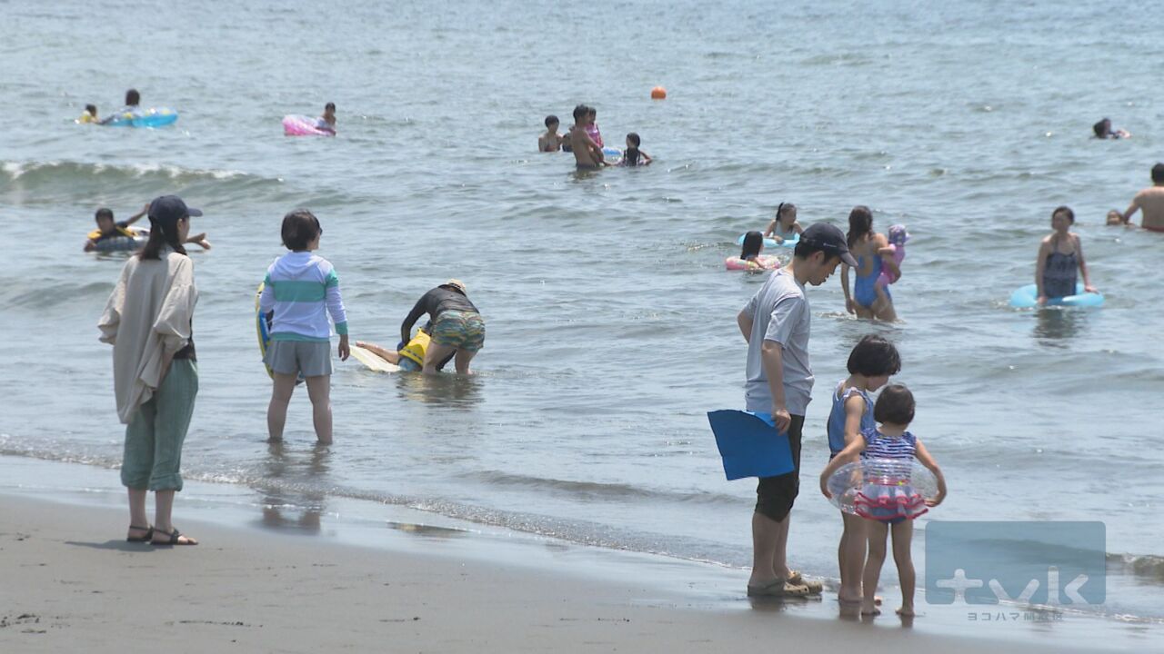茅ヶ崎　今夏の海水浴場の来場者が例年並みに回復