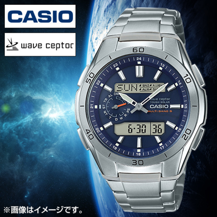 カシオ計算機 腕時計 電波腕時計 ウェーブセプター WVA