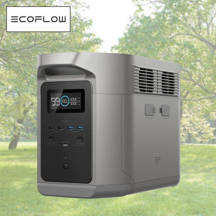 EcoFlow 電池 ポータブル電源 DELTA2MaxS 2048Wh EFD2M-S-JP