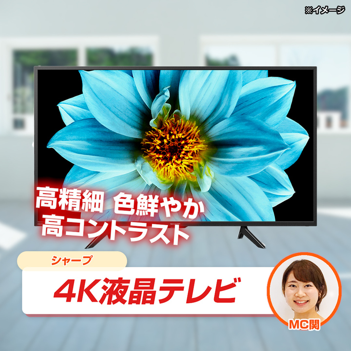 45秒動画　シャープ　4K液晶テレビ　DＪ１ライン　42V型　4T-C42DJ1