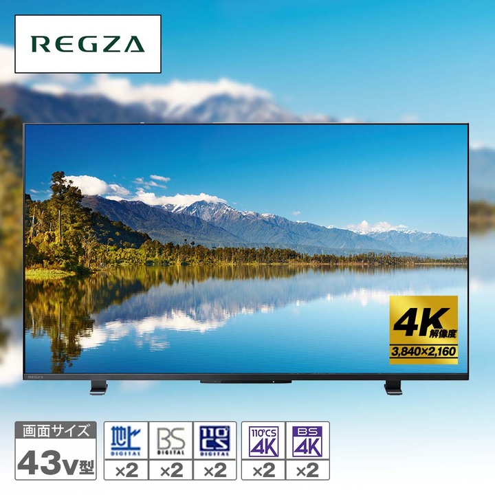 TVS REGZA テレビ 4K液晶テレビ レグザ 43V型 43M550M 下取り