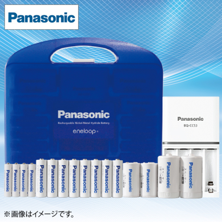 Panasonic エネループ 充電器セット K-KJ22MCC84