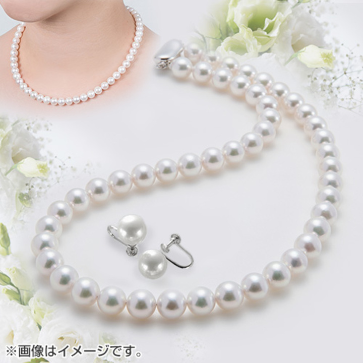 包装無料ふたご座様専用　花珠真珠 ネックレス　イヤリング　パール　真珠総合研究所 アクセサリー