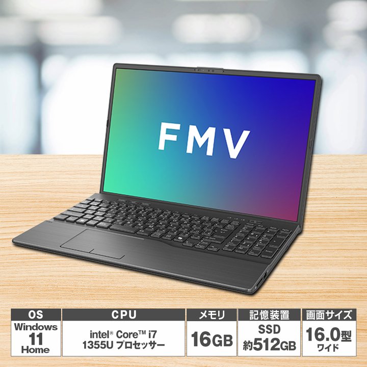 富士通 ノートパソコン ノートパソコン A77/L2 ブライトブラック