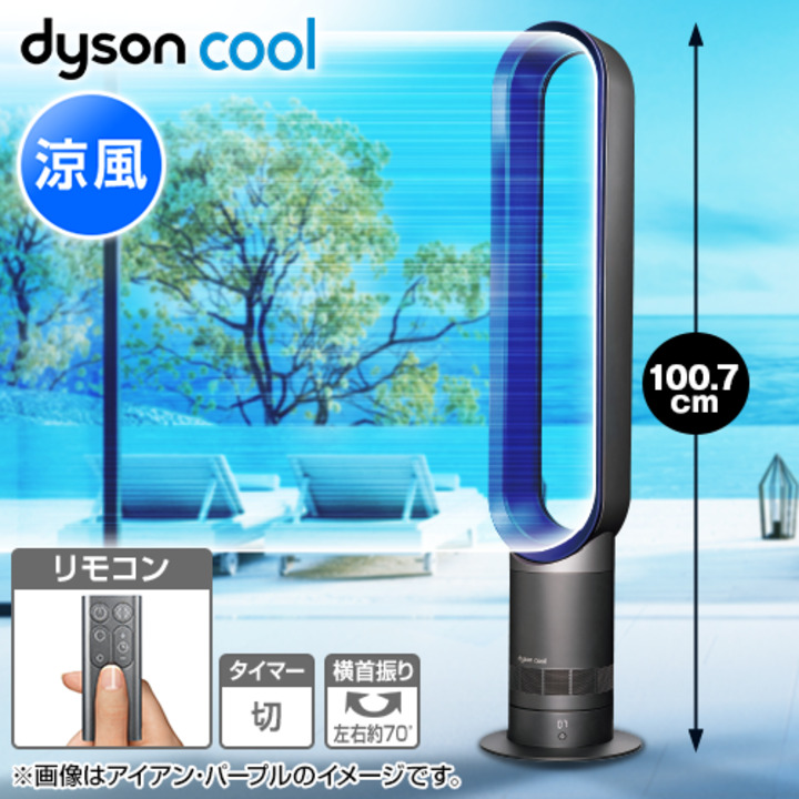 ダイソン 冷暖房機器 Cool AM07扇風機 アイアン・パープル AM 07 DC IP