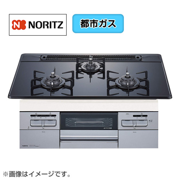 未使用ビルトインガスコンロ　60センチ ノーリツ ガスコンロ ガスビルトインコンロ ファミオート つやめき