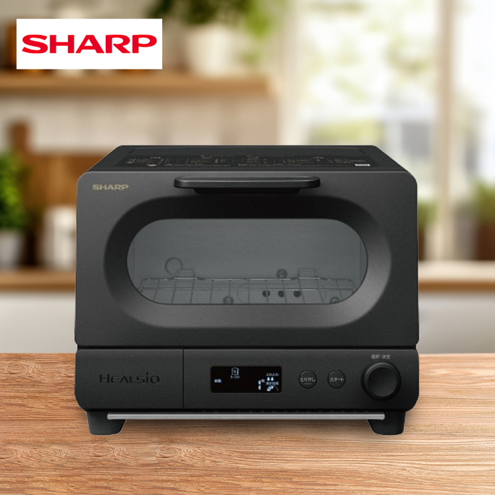 シャープ レンジ・トースター ヘルシオトースター ブラック AX-WT1-B