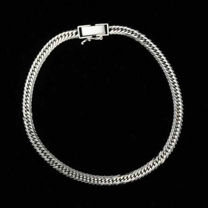 宝飾・貴金属 プラチナトリプル編み12面カット喜平ブレスレット 約12g