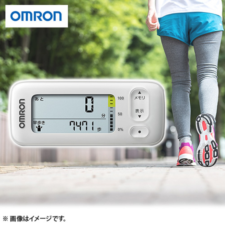 OMRON HJA-400-W WHITE活動計量計 - 健康管理・計測計