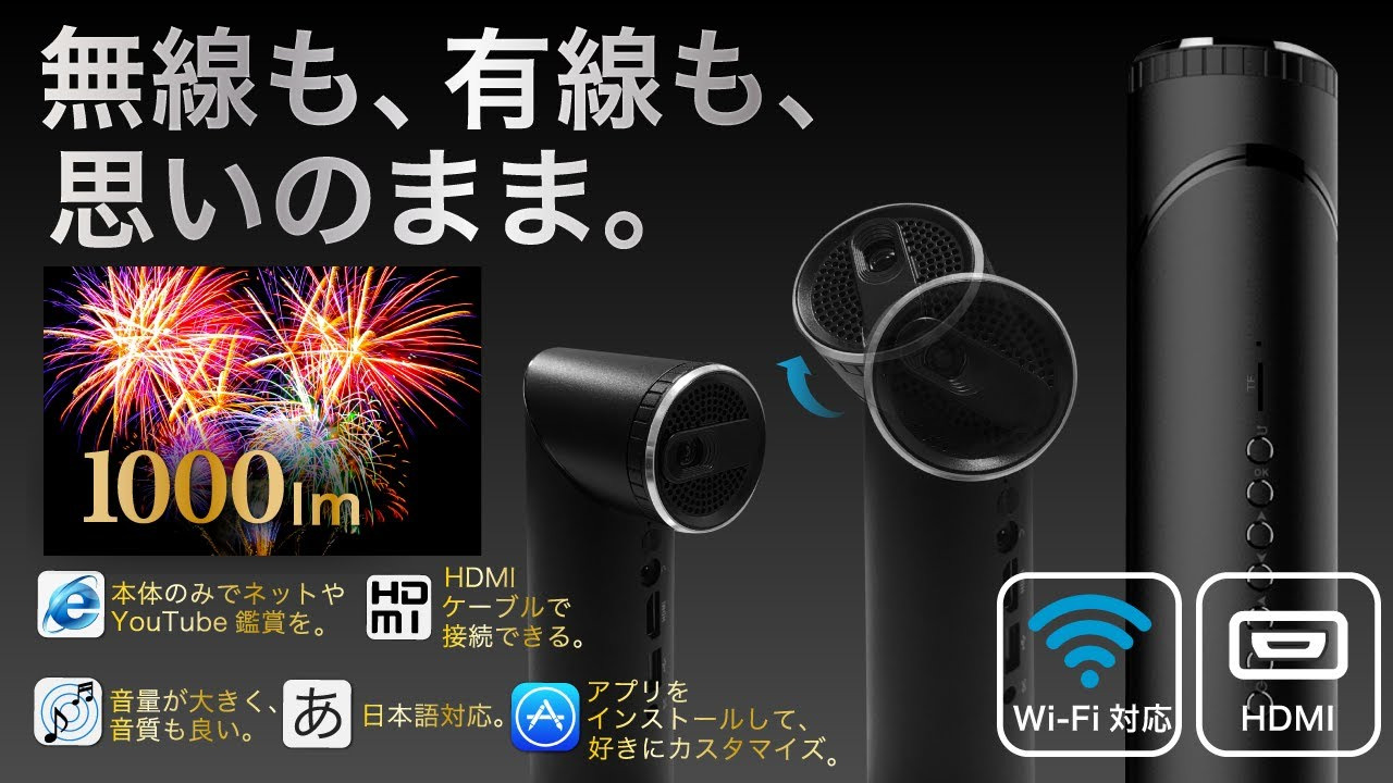 楽天市場】【楽天5冠達成!】【送料無料】 モバイルプロジェクター