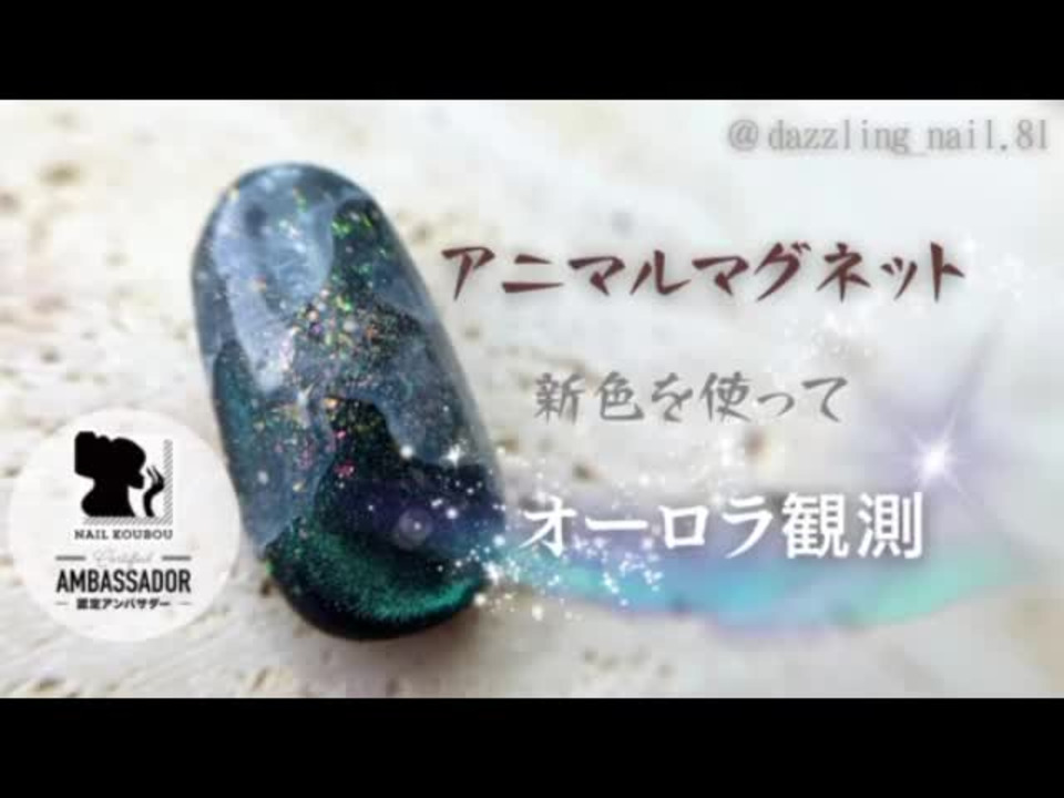 楽天市場】【全6色セット】【ANIMAL☆MAGNET】マグネットネイル