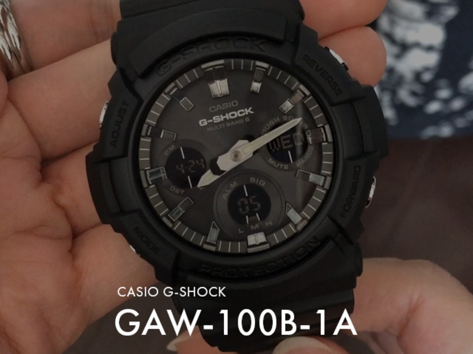 楽天市場】【10年保証】CASIO G-SHOCK カシオ Gショック GAW-100B-1A 
