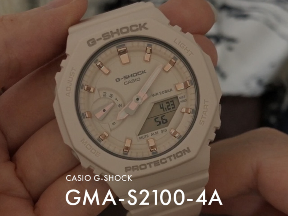 楽天市場】【10年保証】【日本未発売】CASIO G-SHOCK カシオ Gショック GMA-S2100-4A 腕時計 時計 ブランド メンズ  レディース キッズ 子供 男の子 女の子 アナデジ 日付 カレンダー 防水 ピンク ベージュ カシオーク 海外モデル ギフト プレゼント :  つきのとけいてん