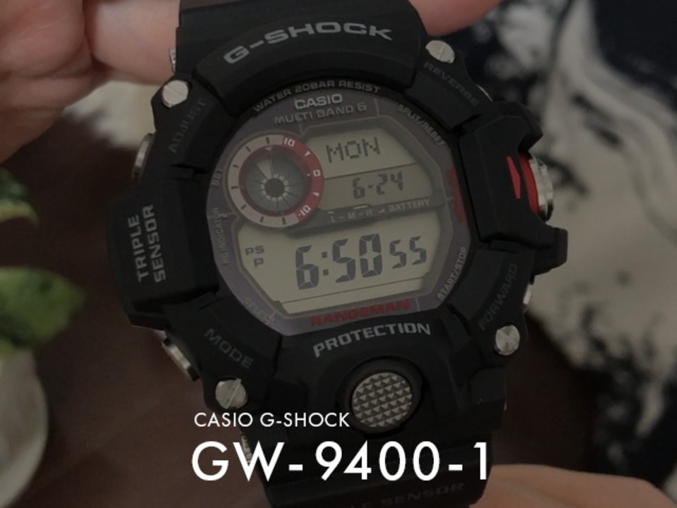 楽天市場】【10年保証】CASIO G-SHOCK カシオ Gショック レンジマン GW-9400-1 腕時計 時計 ブランド メンズ キッズ 子供  男の子 デジタル 電波 ソーラー ソーラー電波 日付 カレンダー 防水 ブラック 黒 ギフト プレゼント : つきのとけいてん