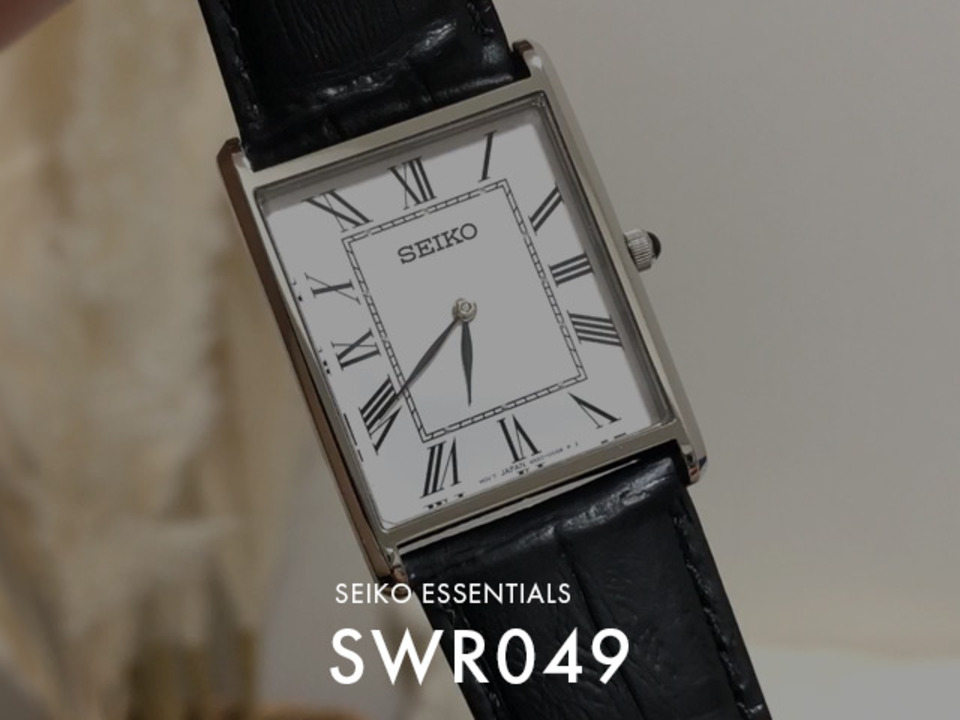 楽天市場】【10年保証】【日本未発売】SEIKO ESSENTIALS セイコー エッセンシャルズ SWR049 腕時計 時計 ブランド メンズ  レディース 逆輸入 アナログ シルバー ブラック 黒 レザー 革ベルト 海外モデル 角型 ギフト プレゼント : つきのとけいてん