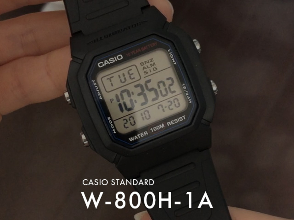 カシオ Wー800Hー1BVES メンズ ブラックウォッチ カシオ W-800H-1BVES メンズ ブラックウォッチ カシオ W-800H-1BVES