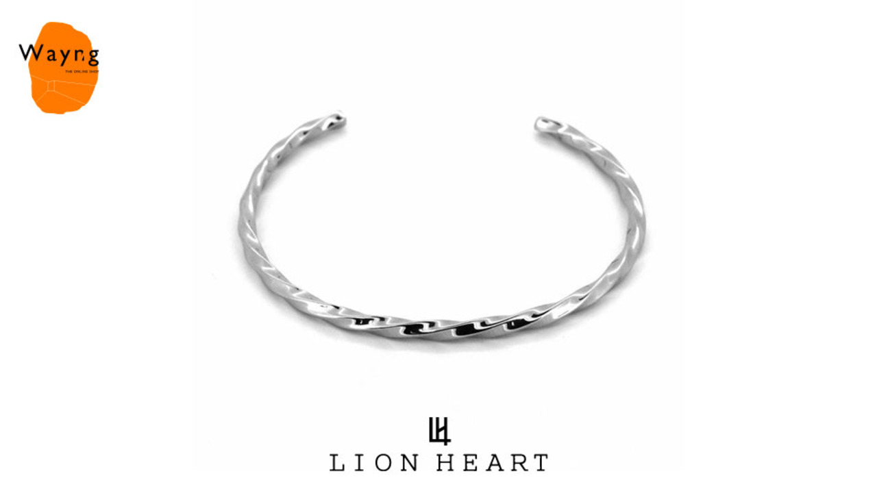 今夜だけお値下げ】LION HEART シルバー タタキ バングル メンズ