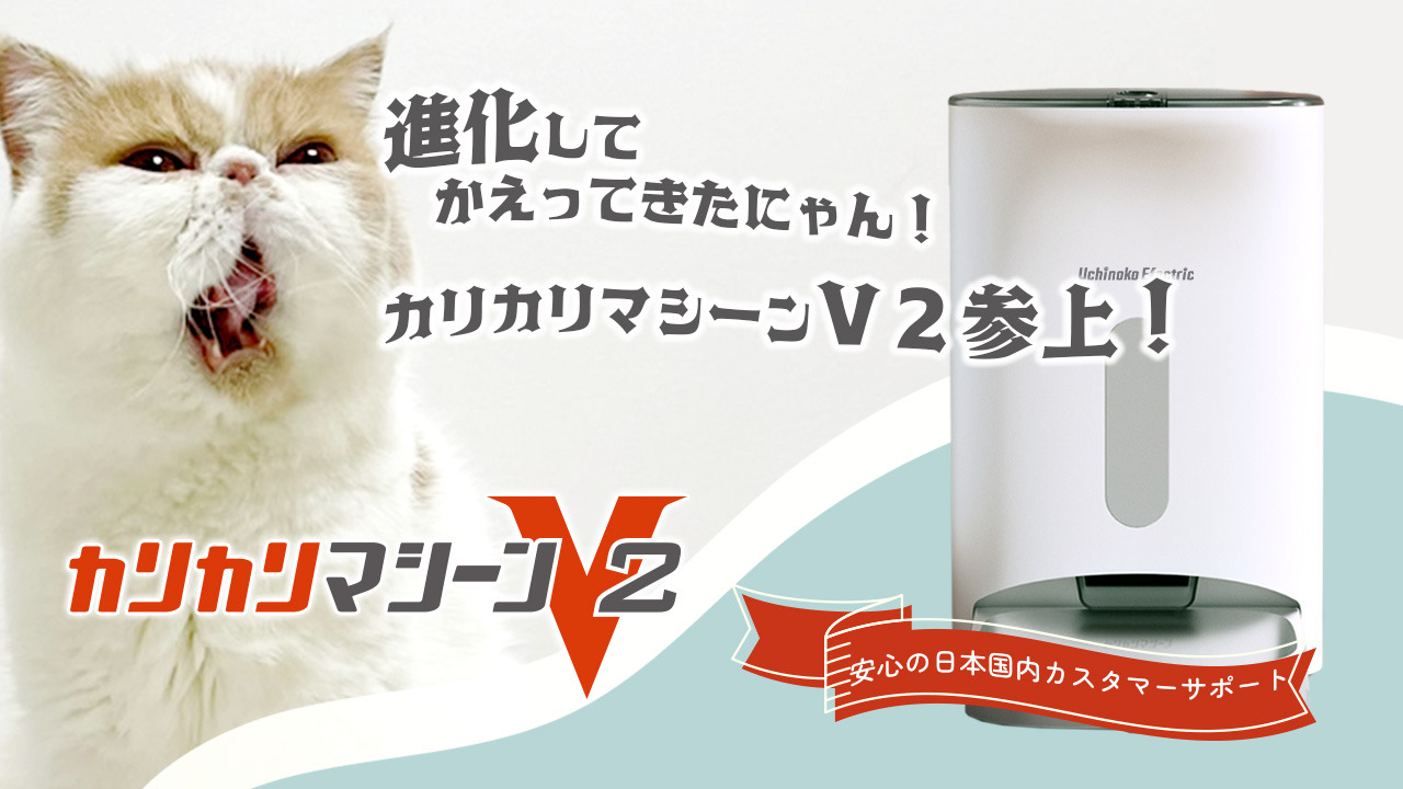 楽天市場】【本日P最大5倍】カリカリマシーンV2 猫 犬 自動給餌器 