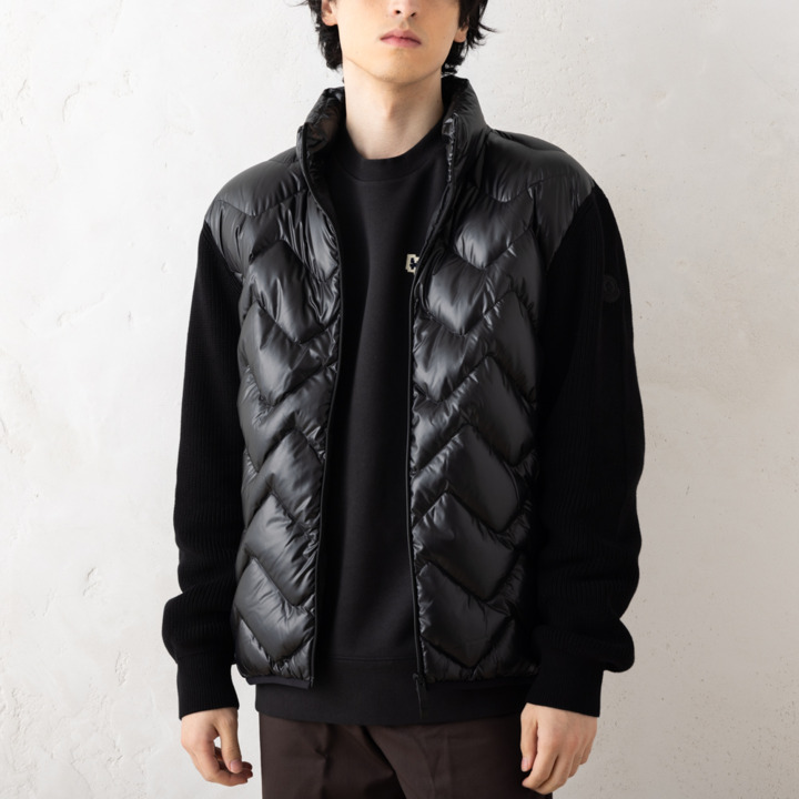 MONCLER ブラック ダウンカーディガン　割引期間９月２３日まで 楽天市場】モンクレール カーディガン ボレロ ダウンジャケット