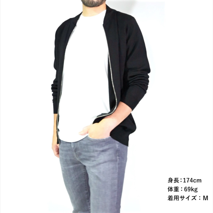 【新品未使用】JOHN SMEDLEY ジップアップ ニットブルゾン 11346_thumbnail.jpg