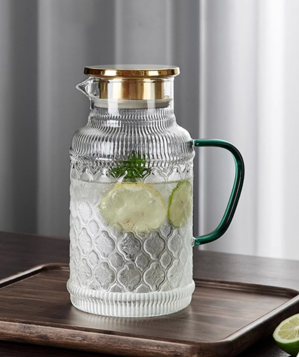 レトロ上品【フルーツ皿　氷コップ　6点　ガラス容器　ブルー　緑　透明・A10】★ レトロ上品【フルーツ皿 氷コップ 6点 ガラス容器 ブルー 緑