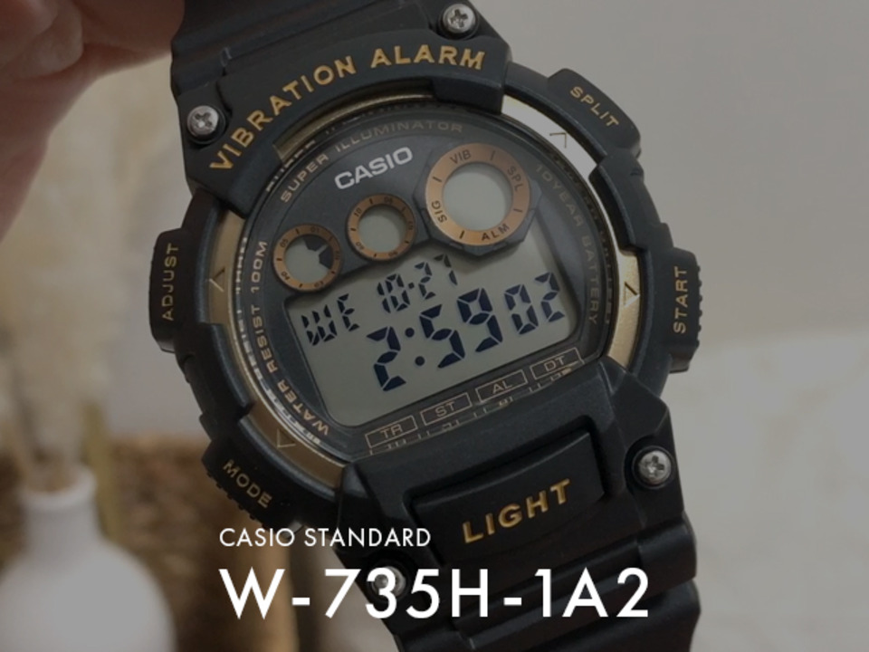 楽天市場】【10年保証】【日本未発売】CASIO STANDARD カシオ スタンダード W-735H 腕時計 時計 ブランド メンズ レディース  キッズ 子供 男の子 女の子 チープカシオ チプカシ デジタル 日付 カレンダー 防水 ブラック 黒 シルバー ネイビー 海外モデル ギフト ...