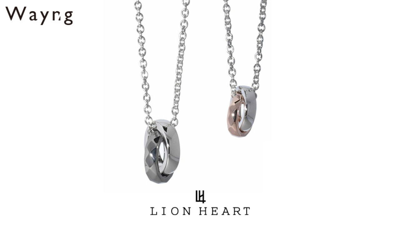 【即発】LIONHEART ネックレス メンズ レディース ペア 316L ダ ライオンハート ネックレス メンズ レディース ペア プリズム