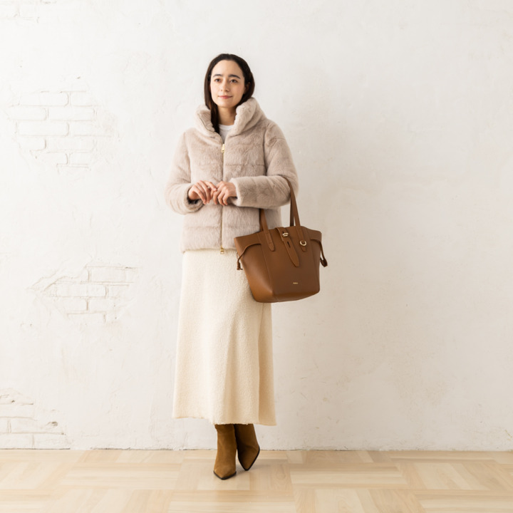 FURLA トートバッグ BZT0FUA HSF000 M7Y00 MARMO c FURLA フルラ トートバッグ ネット Mサイズ グレー レディース