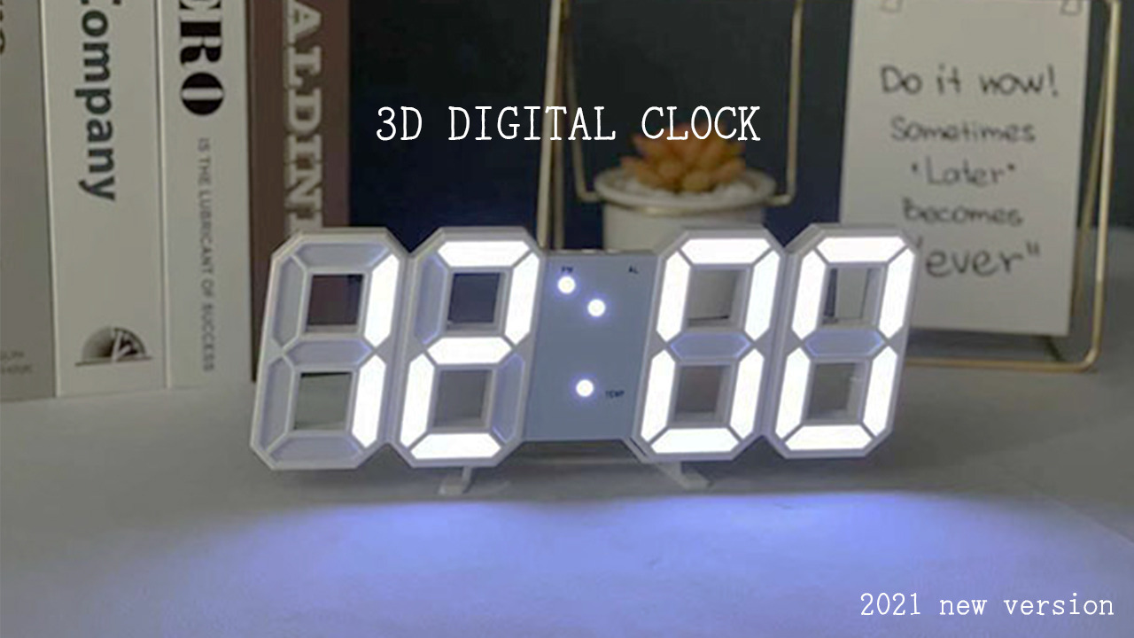 楽天市場】デジタル時計 おしゃれ 電波時計 置き時計 小さい デジタル