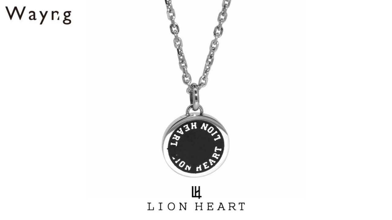美品　袋付　LION HEARTライオンハート レガシーコインネックレス 美品 袋付 LION HEARTライオンハート レガシーコインネックレス