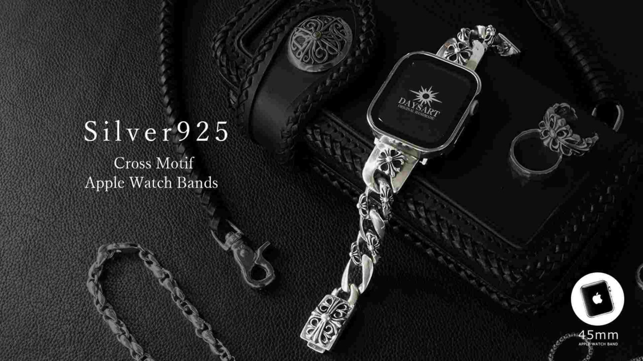 楽天市場】apple watch アップルウォッチ バンド シルバー925
