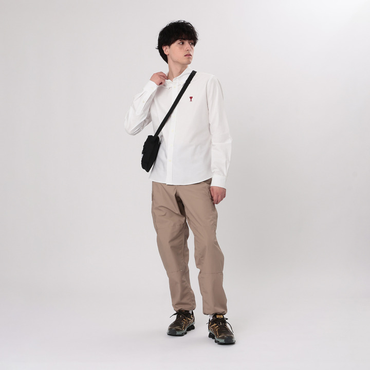 アミパリス シャツ ブラウス ホワイト メンズ レディース ユニセックス AMI PARIS BFUSH063CO0031 168 アミパリス Ami Paris シャツ ブラウス ホワイト メンズ