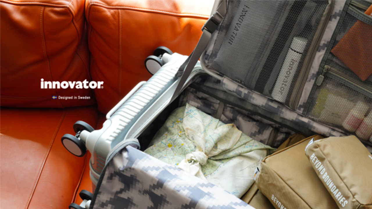 イノベーター Innovator キャリーバッグ キャリーケース 黒 innovator イノベーター スーツケース 62L キャリーケース 5〜6