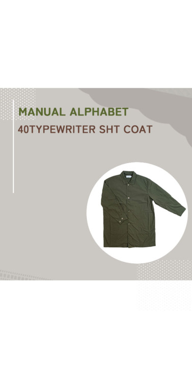【新品特価】Manual Alphabet ノーカラーJKT　ブラック(L) MANUAL ALPHABET マニュアルアルファベット【SALE30%OFF】 MA-J