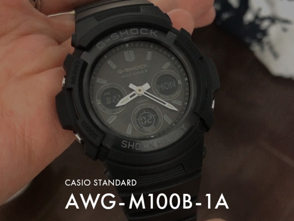 楽天市場】【10年保証】CASIO G-SHOCK カシオ Gショック AWG-M100B-1A 