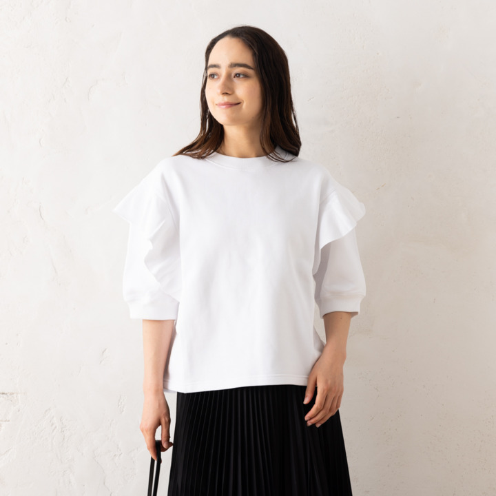 Chloe - クロエ コットン フリルデザイン Tシャツの通販 by