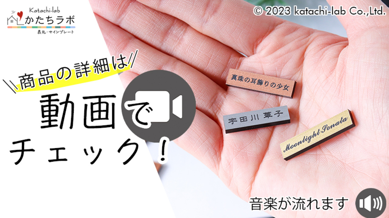 【月間優良ショップ受賞】名入れプレート 一行専用【極小サイズ(H7mm×W25mm～30mm)】ステンレス調 シルバー (3個入)  ネームプレート 名札 表札 超ミニ 小さいプレート タイトル名やブランド表示、銀色 屋外対応 日本製 シール式 メール便 送料無料【24年6月度 ...